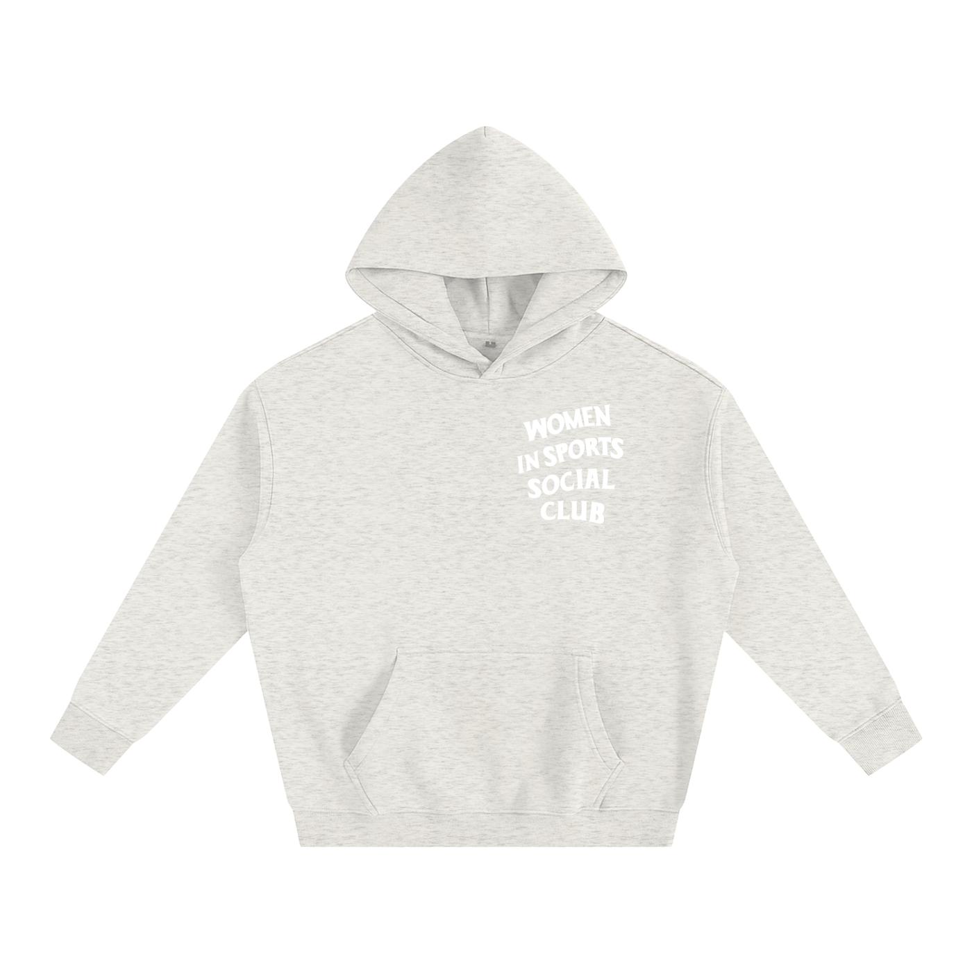 Women In Sports Social Club Oversize Fleeced Hoodie