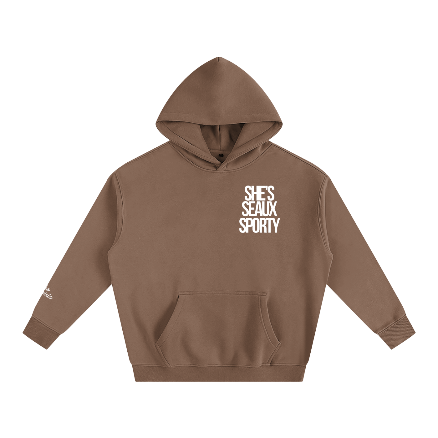 She's Seaux Sporty Oversize Fleeced Hoodie