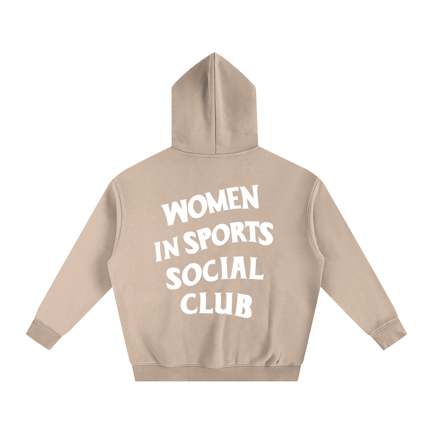 Women In Sports Social Club Oversize Fleeced Hoodie