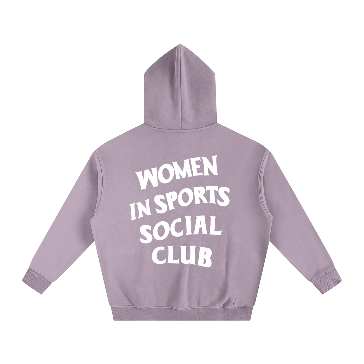 Women In Sports Social Club Oversize Fleeced Hoodie
