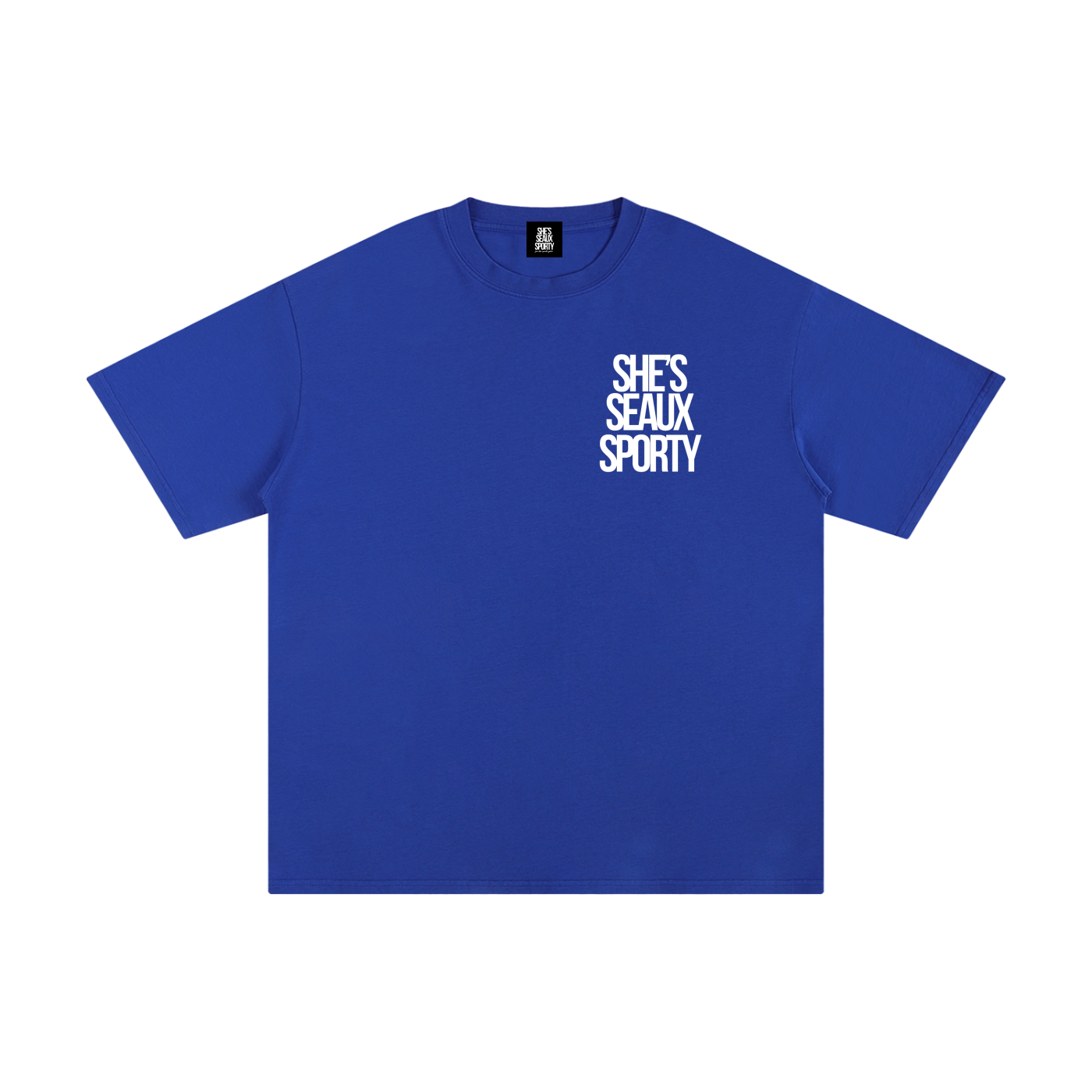 She's Seaux Sporty Unisex Pure Cotton T-Shirt