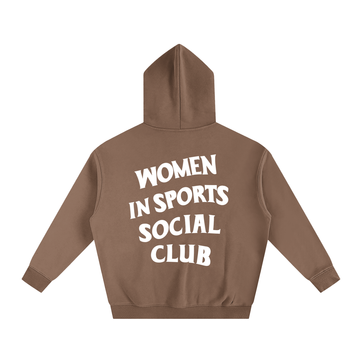 Women In Sports Social Club Oversize Fleeced Hoodie