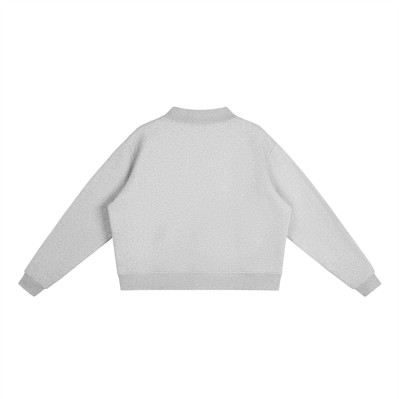 She's Seaux Sporty Essential Fleece Mock-Neck Crew Sweatshirt