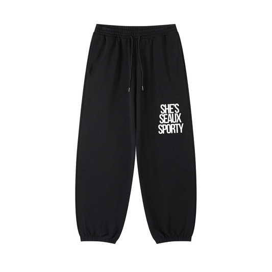 She's Seaux Sporty Essential Jogged Sweatpants